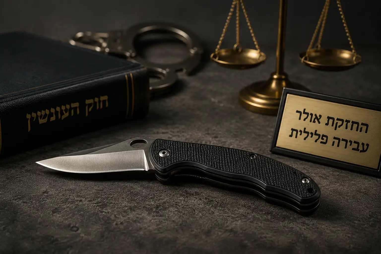 החזקת אולר - מתי פעולה תמימה עלולה להפוך לעבירה פלילית